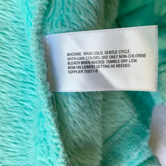 Made for Life Women Cozy Jacket Plus size 3X Full Zip Brushed Fleece Bright Blue - Picture 4 of 10